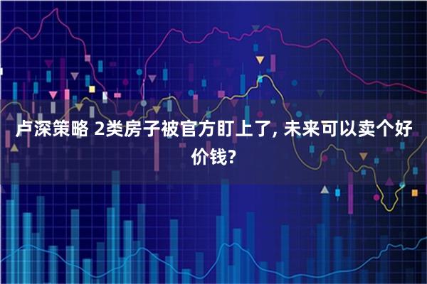 卢深策略 2类房子被官方盯上了, 未来可以卖个好价钱?